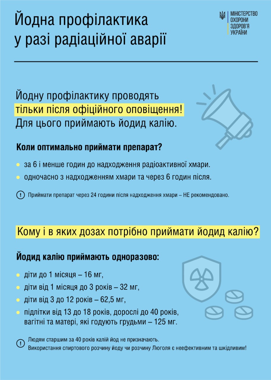 Йодид калію не для профілактики. У якому разі треба пити і навіщо
